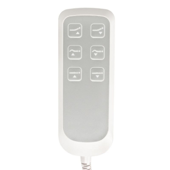 FOTEL KOSMETYCZNY ELEKTR. LUX BIAŁY/MAHOŃ 3M Activ  Q@d